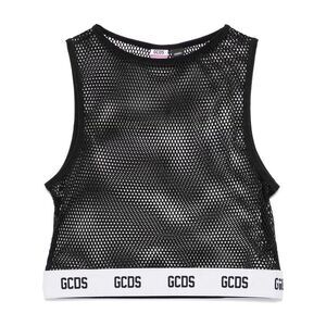 Gcds Black Tops - Vests & Tank Tops Women